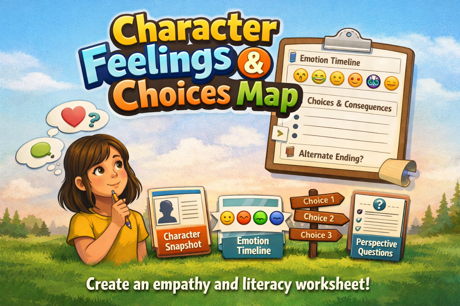 Character Feelings & Choices Map logo